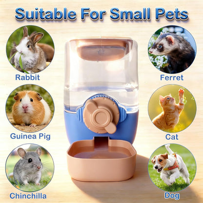 Rabbit Water Bottle, 34oz Pet Hanging Automatic Water Dispenser