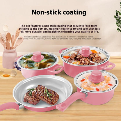Non Stick Pots and Pans Set 13 Piece, Induction Cookware with Lids & Utensils, Nonstick Saucepan Frying Pan Soup Pots, Stackable Stone Coating Cookware for Induction Cooktop Only (Not for Gas)