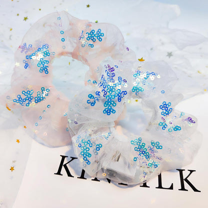 Light Up Scrunchies, Hair Accessories for Girls & Women with Gift Box, Rave Accessories LED Hair Tie for Birthday, Glow in The Dark Party Favors - Gifts for Girls Daughter, Niece, Granddaughter