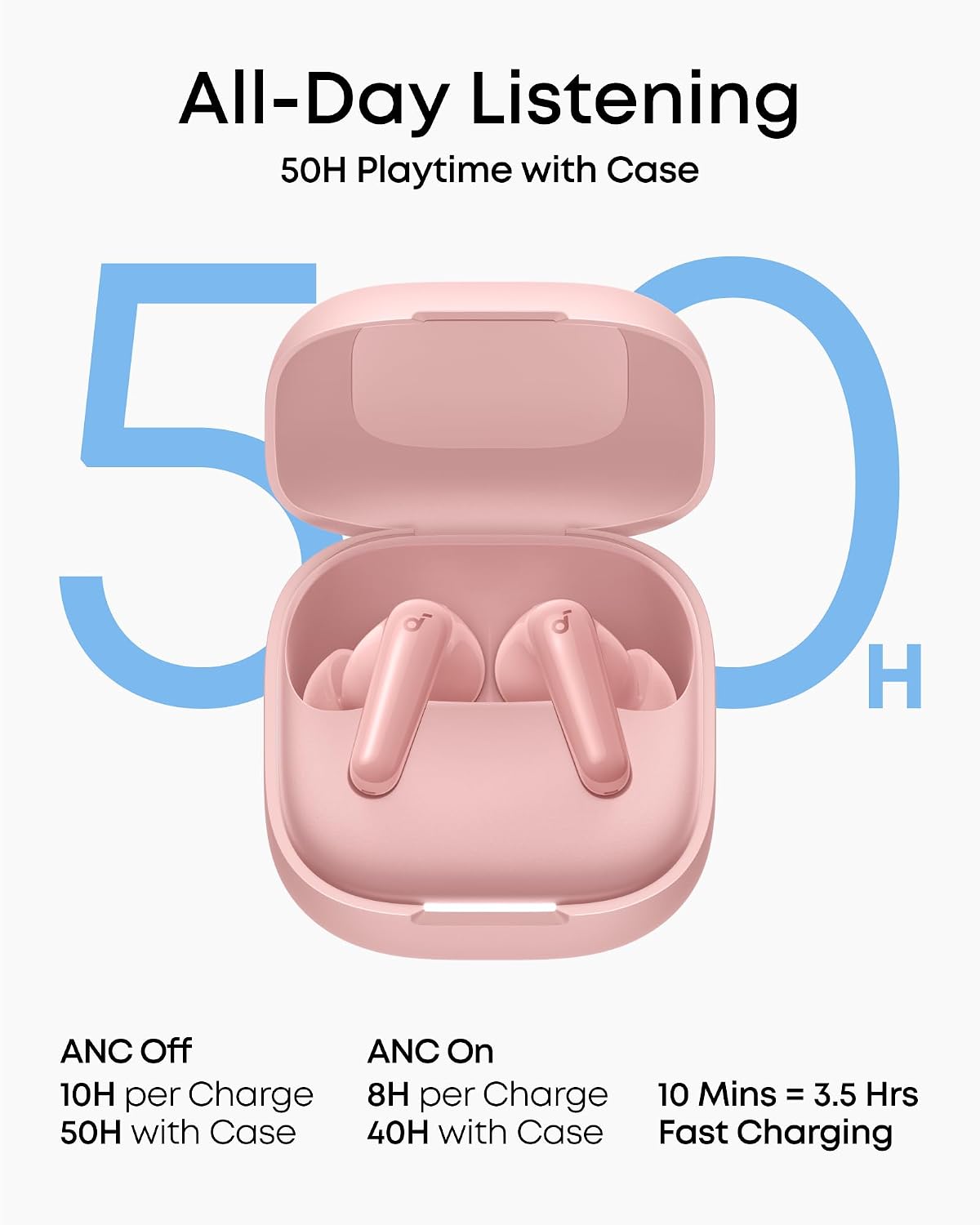 P31i by Anker Translation Earbuds with Real-Time Adaptive ANC
