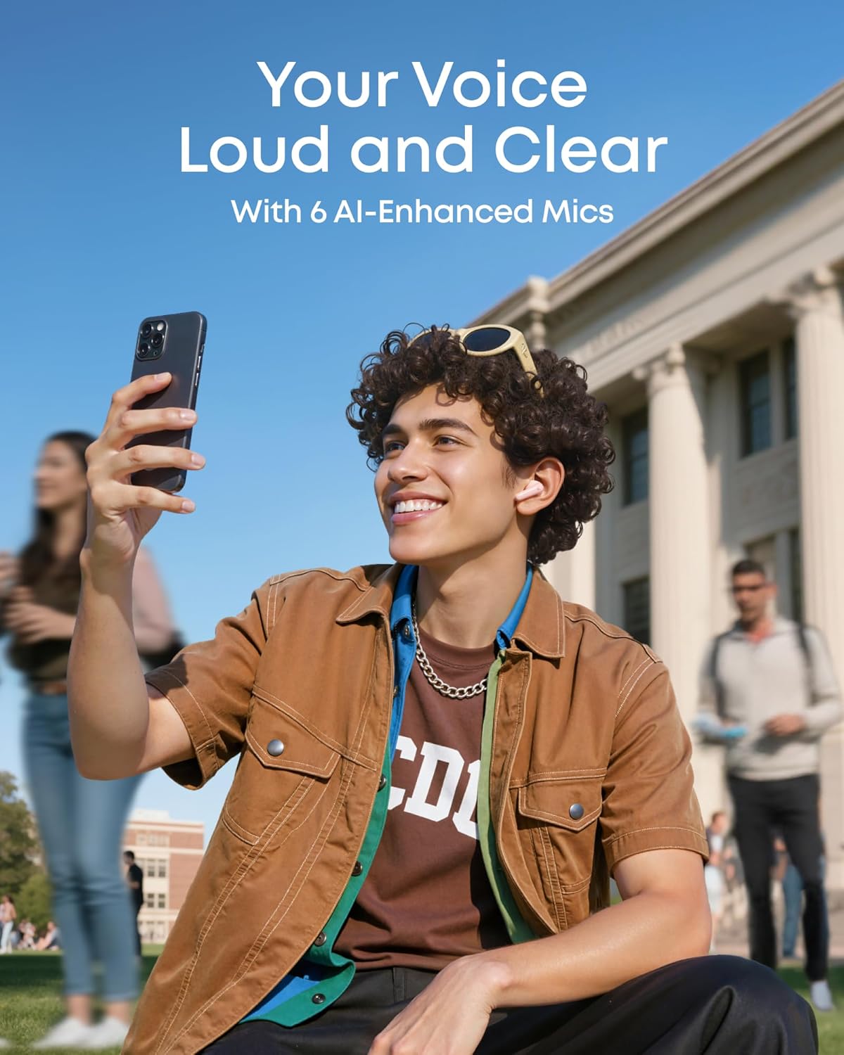 P31i by Anker Translation Earbuds with Real-Time Adaptive ANC