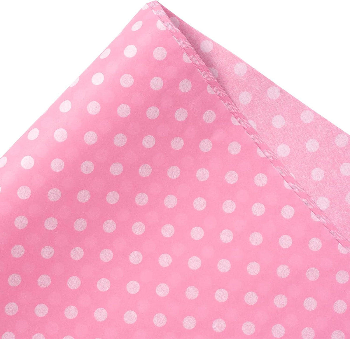 Polka Dots Wrapping Tissue Paper - 30 Sheets 14 x 20 Inch Pink Polka Dots Tissue Paper Bulk for Birthday, Christmas, Wedding, Baby Shower, Art Craft, Party Favor