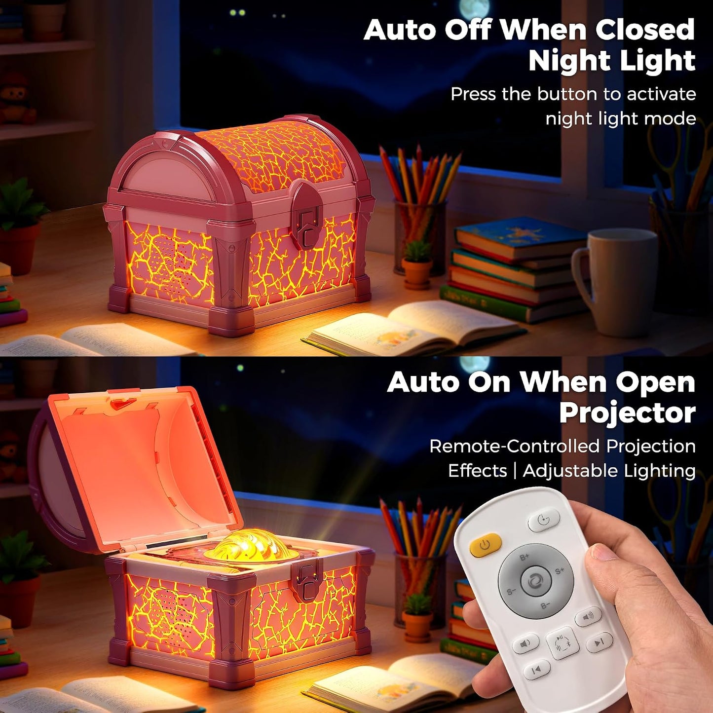 Briignite Night Light Projector, Star Projector Galaxy Light for Kids