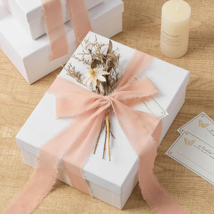 Peach Chiffon Ribbon, 1.5" x 21 Yd