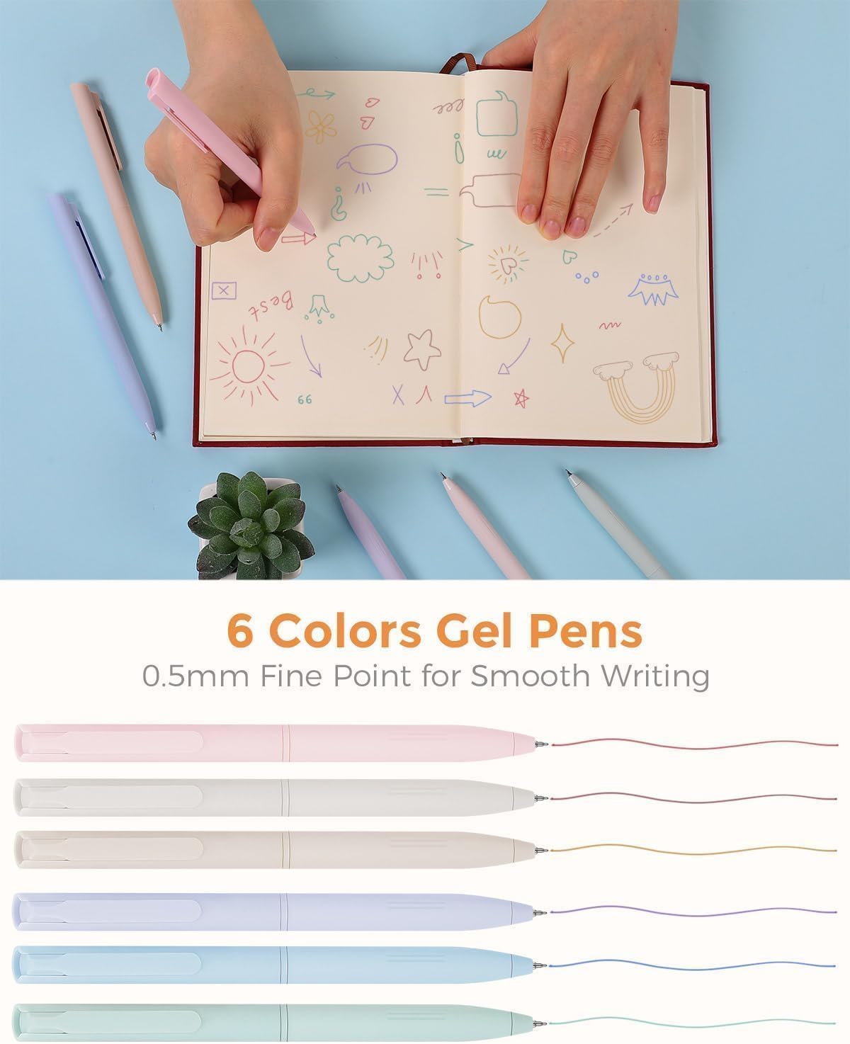 School Supplies Kit, 38 PCS Cute Stationery Set with Large Pencil Case, Pens, Mechanical Pencil Set, Highlighters & Refills, Aesthetic School Supplies for Girls, College, Back to School Pink