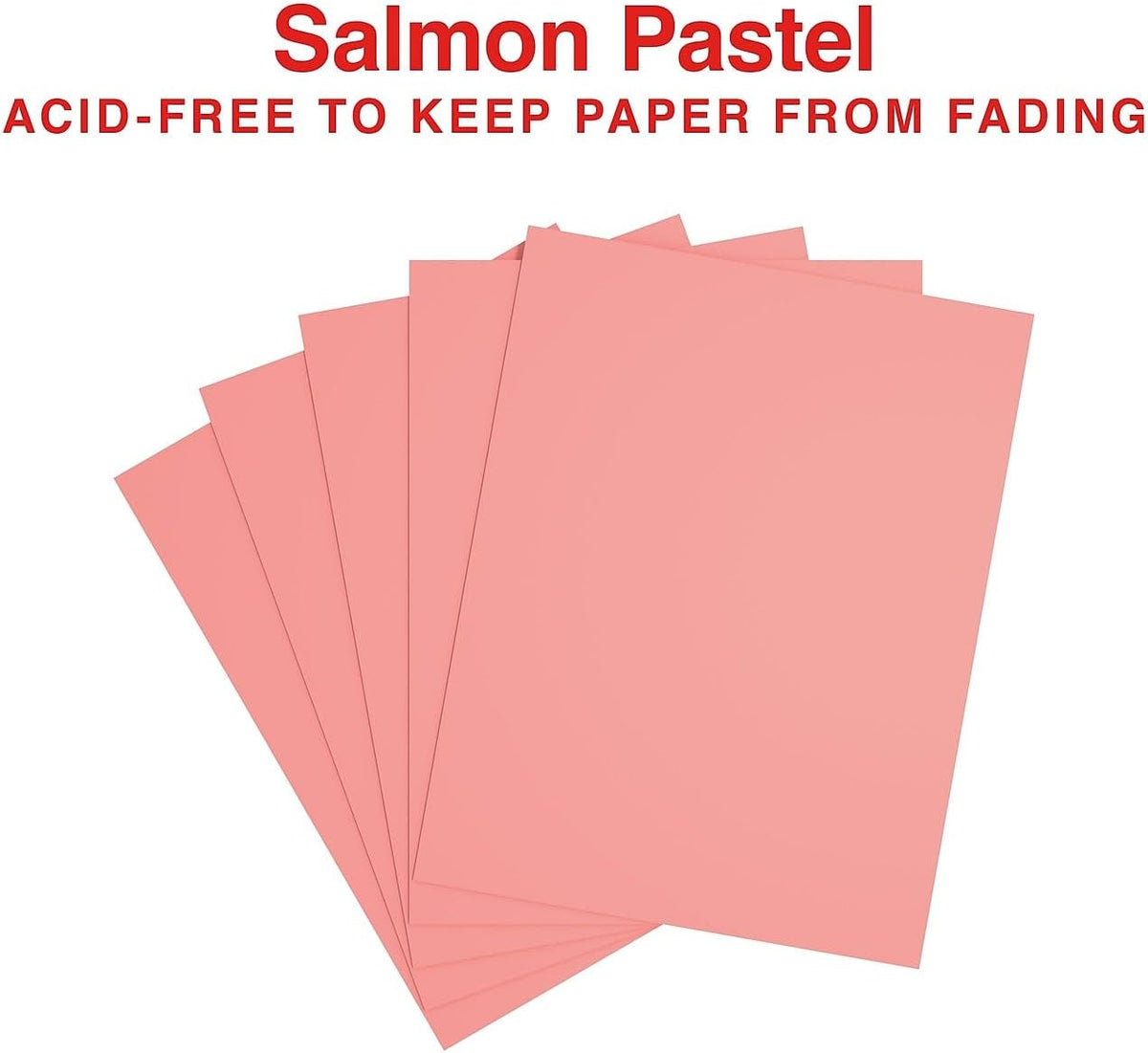 Pastel Colored Copy Paper, 8.5x11 Inch, Salmon, 500/Ream