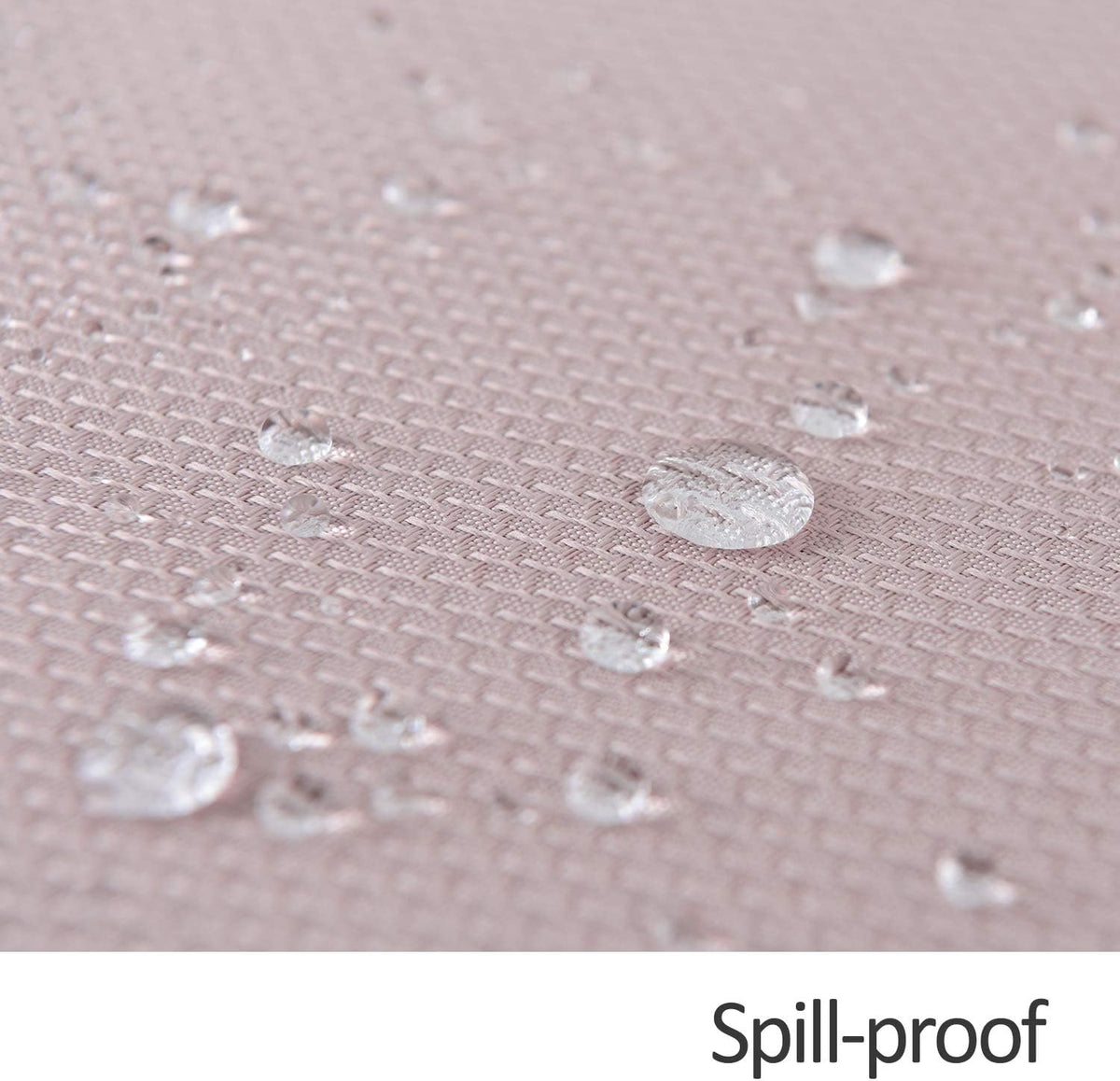 Rectangle Textured Tablecloth Waterproof Spillproof Wrinkle Free Table Cloth, Kitchen Dinning Tabletop Decoration, Fabric Table Cover for Outdoor and Indoor Use, 52 x 70 Inch, Dusty Pink