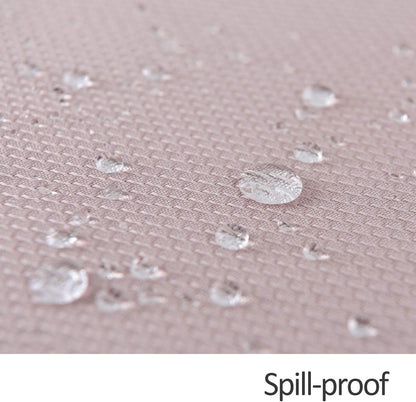Rectangle Textured Tablecloth Waterproof Spillproof Wrinkle Free Table Cloth, Kitchen Dinning Tabletop Decoration, Fabric Table Cover for Outdoor and Indoor Use, 52 x 70 Inch, Dusty Pink