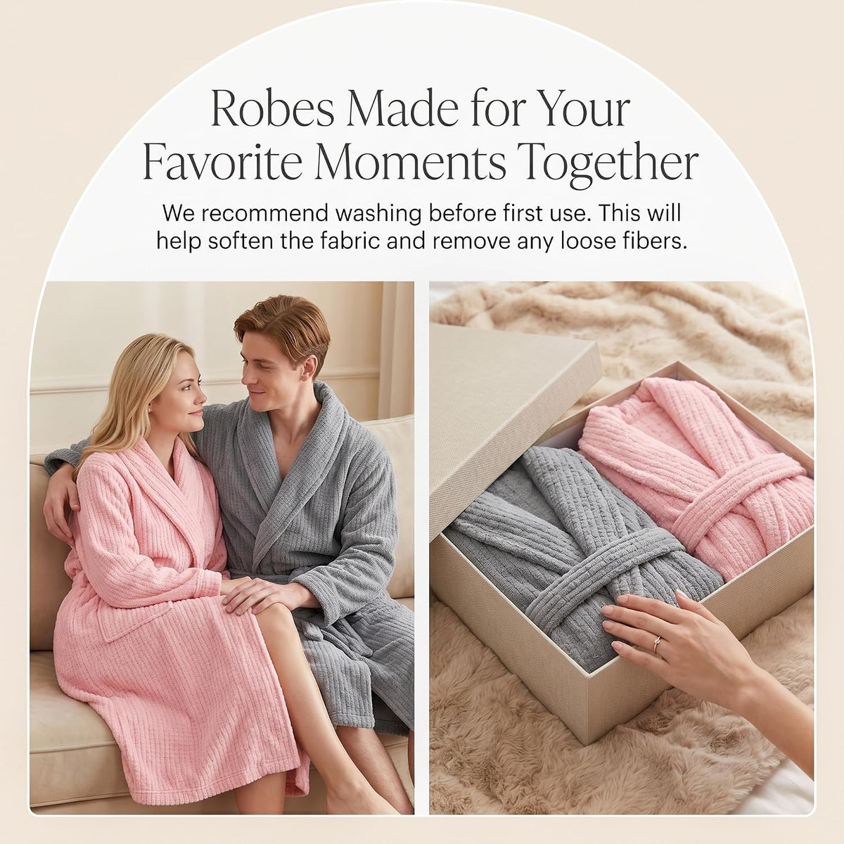 Women's Shawl Collar Bathrobe, Soft Long Towel Robes for Women - Super Absorbent Quick Dry yet Warm