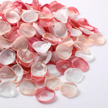 600 Pcs Pink Series Artificial Rose Flower Petals