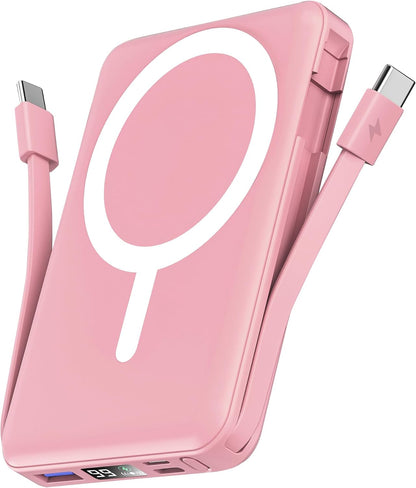podoru for Magsafe Power Bank, 10000mAh Magnetic Portable Charger