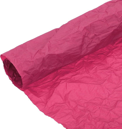 Flower Wrapping Paper, 5 Roll Waterproof Bouquet Crepe Paper Streamer Sheet for Crafts Birthday Gift Florist Packing Party (Peach, 22 x 22 Inch)