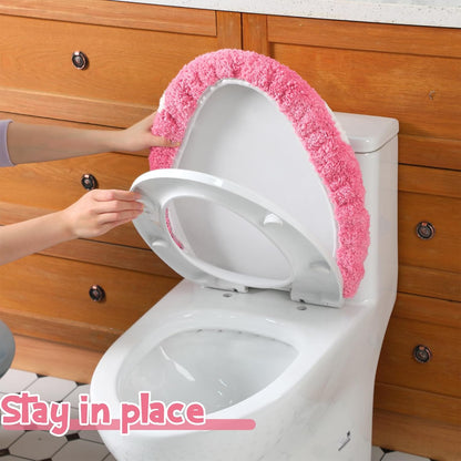 Pink Strawberry Toilet Lid Cover 17.5 x 15 Inch