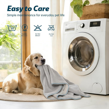 Waterproof Throw Blanket for Bed, Couch, Light Grey, 60"x80" | Reversible Waterproof Throw Blanket with Soft Silent Fabric for Bed, Couch Cover, Couples & Pets, While Staying Breathable