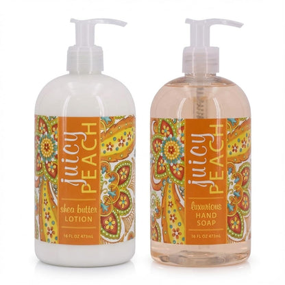 Trading Co. Juicy Peach Soap & Lotion Set