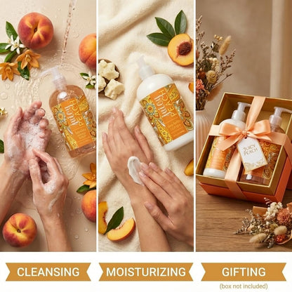 Trading Co. Juicy Peach Soap & Lotion Set