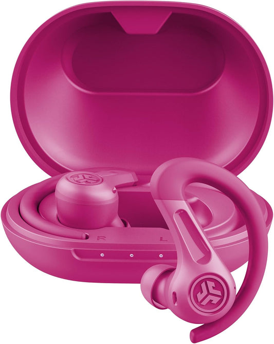 JBuds Sport ANC 4, True Wireless Earbuds, Active Noise Cancelling, Multipoint Connect, Pink