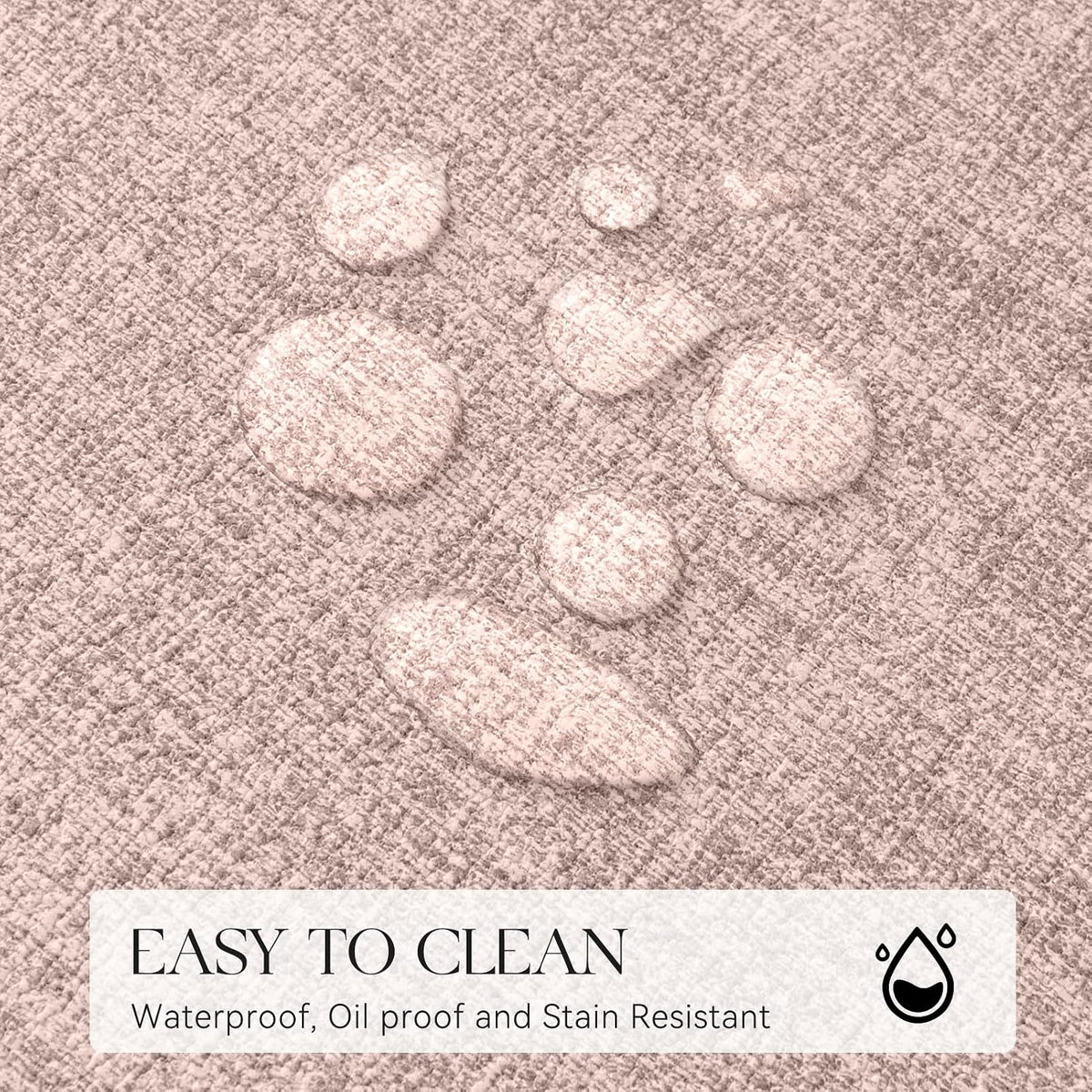Faux Leather Placemats Set of 4, Heat Resistant Vinyl Place Mats with Coasters, Wipeable Washable Waterproof Oil Proof Table Mats for Kitchen Dining Indoor Outdoor, 12" x 17", Pink