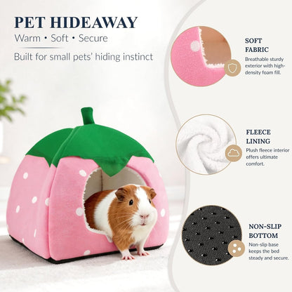 Guinea Pig Hideout Bed, Dwarf Rabbit House Cave