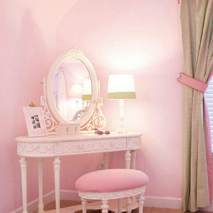 Pink Self-Adhesive Wallpaper Film Stick Paper Easy to Apply