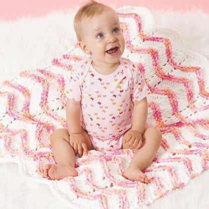 Baby Blanket Yarn for Crocheting Soft, Peachy