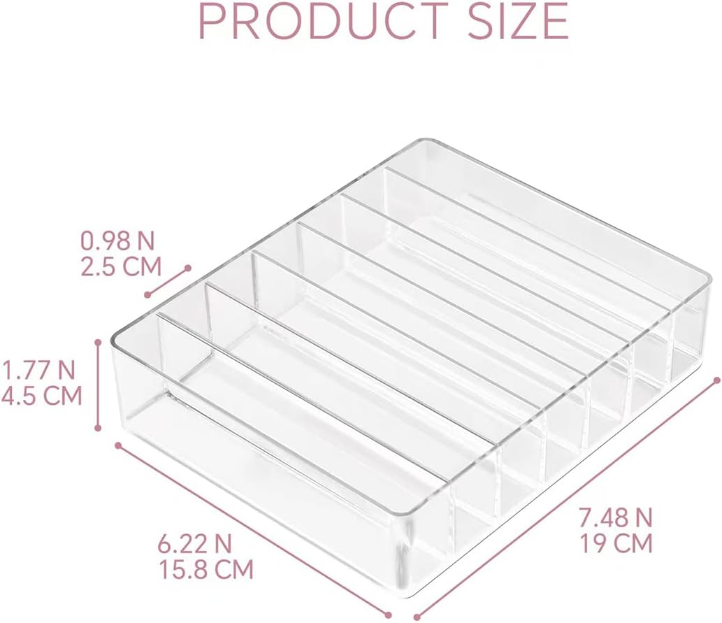 Clear Plastic Acrylic Makeup Organizer for Makeup Palette Organizer