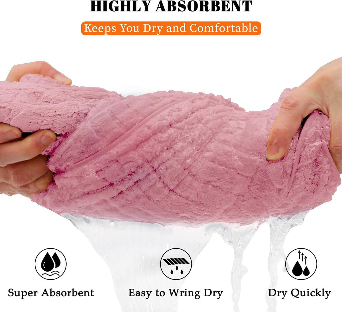 4 Pack Bath Towels Set 35 x 70in Extra Large, Ultra Soft Microfiber