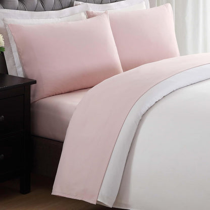 Solid 3-Piece Sheet Set, Blush, Twin XL