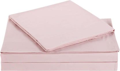 Solid 3-Piece Sheet Set, Blush, Twin XL