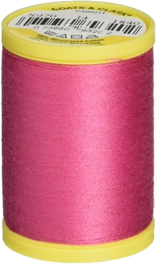 Coats & Clark General Purpose Cotton 225 YD Hot Pink