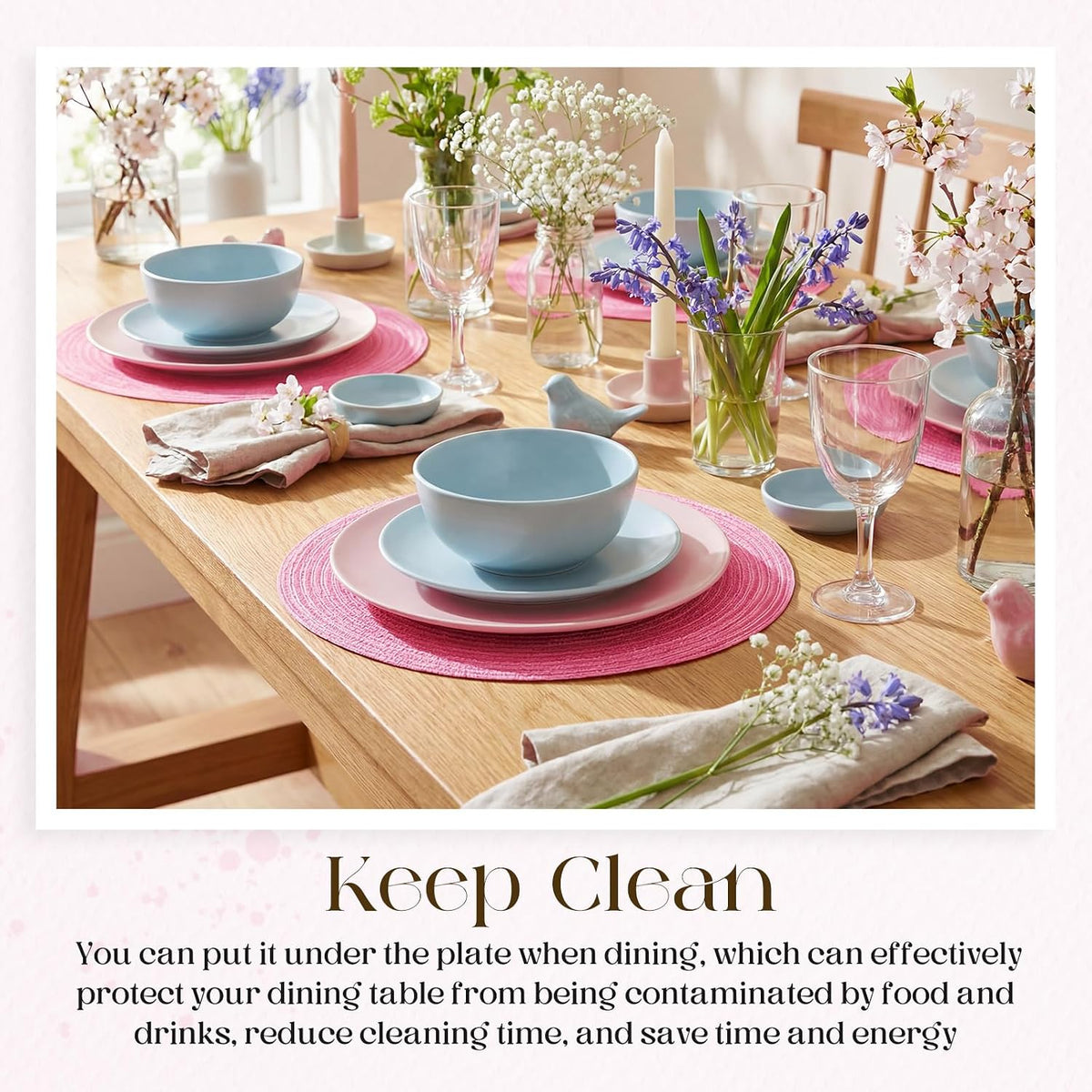 Disposable Paper Placemat Cotton Woven Look 13''
