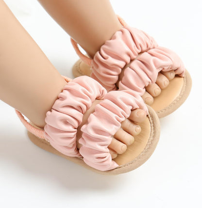 Infant Baby Boys Girls Summer Sandals Party Wedding Dress Flats Shoes Newborn Crib Shoes First Walkers Prewalkers 0-18 Months