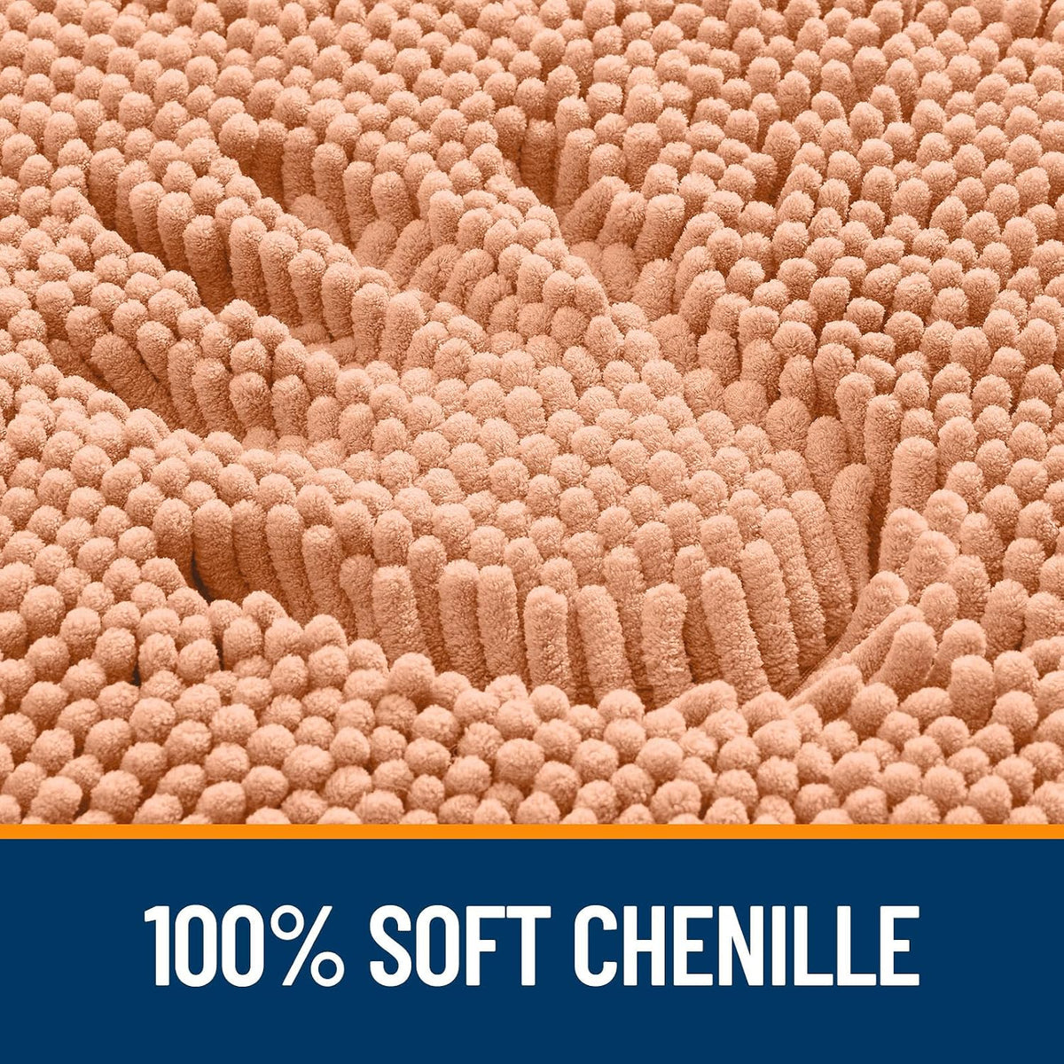 Bathroom Rugs 30x20, Extra Soft Absorbent Chenille Bath Rugs