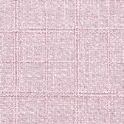 ZeeMart Linen Checked Farmhouse Table Runner, 13x72 Inches Pink