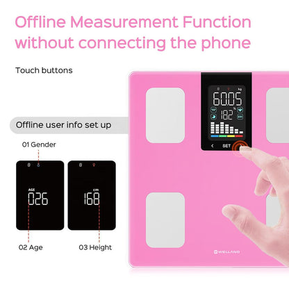 FITDAYS Smart Body Fat Scale