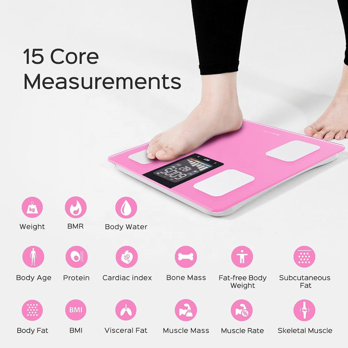 FITDAYS Smart Body Fat Scale
