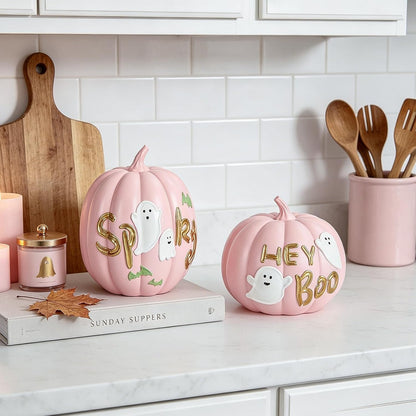 Fall Pumpkin Decorations Halloween Ghost Decor for Home Table