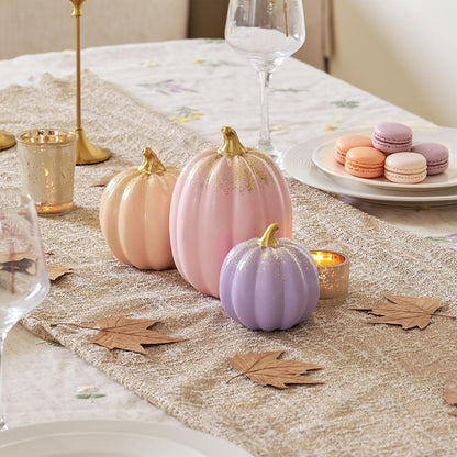 Fall Pumpkin Decorations Halloween Ghost Decor for Home Table