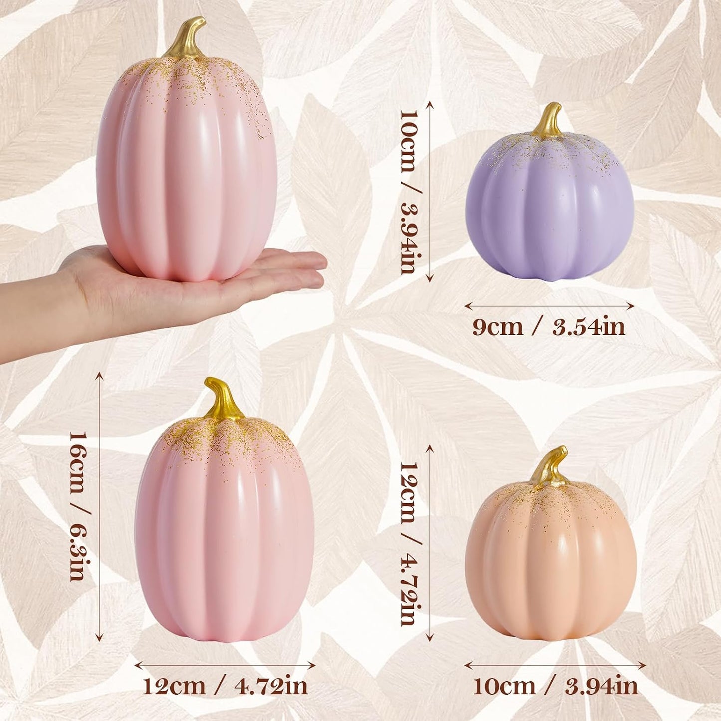 Fall Pumpkin Decorations Halloween Ghost Decor for Home Table