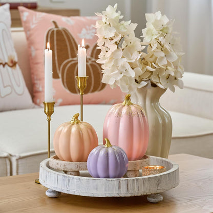 Fall Pumpkin Decorations Halloween Ghost Decor for Home Table