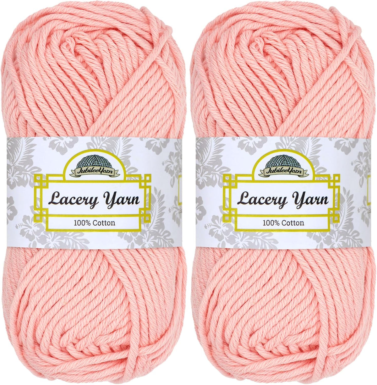 JubileeYarn Lacery Yarn - Peach - 2 Skeins