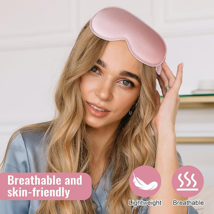 Sleep Mask for Lash Extensions, 3D Contoured Weighted Eye Cover