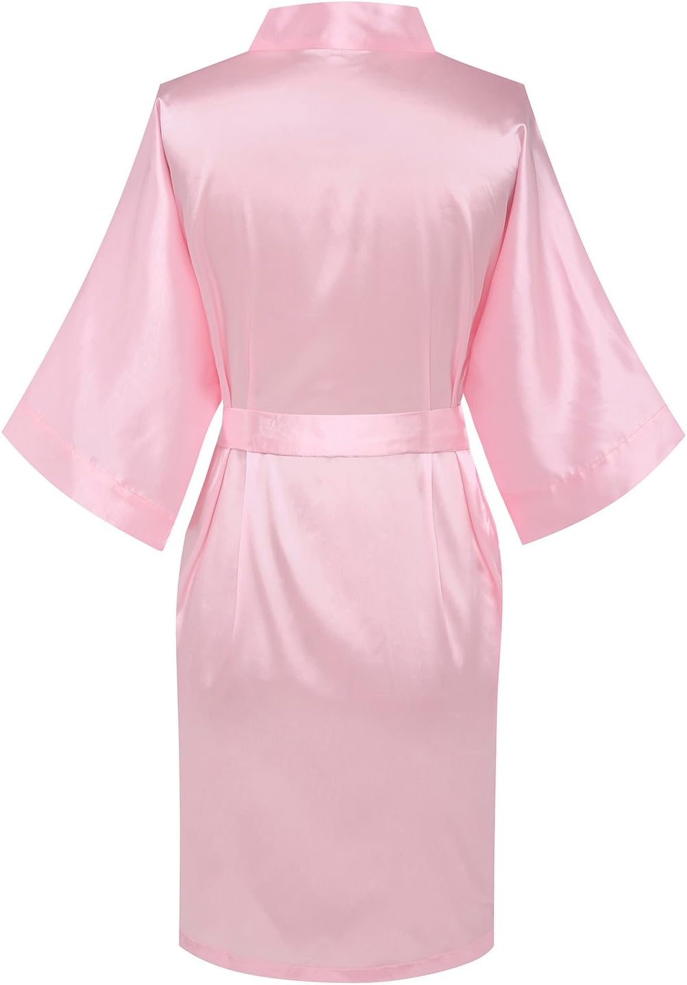 Women's Satin Kimono Robes Bridesmaid Wedding Robes Silky Bathrobes Summer Loungewear