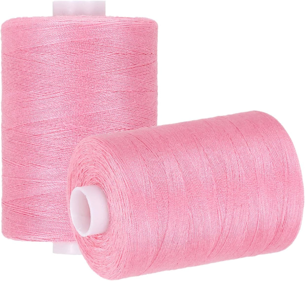 2 Spool Sewing Thread, Pink #156 1000 Yards/Spool