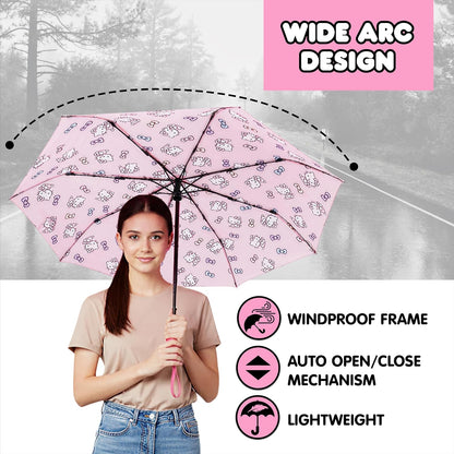 Hello Kitty Gradient Bow Umbrella, Pink