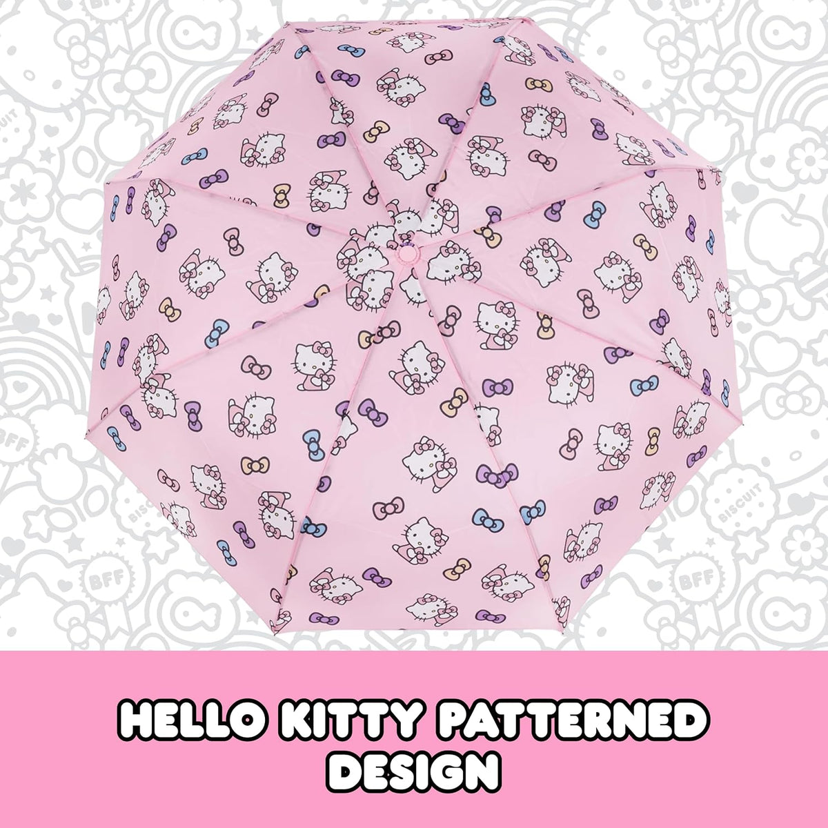 Hello Kitty Gradient Bow Umbrella, Pink
