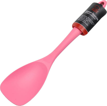 Premium Silicone Spoon Spatula, 11.5 inch, Pink