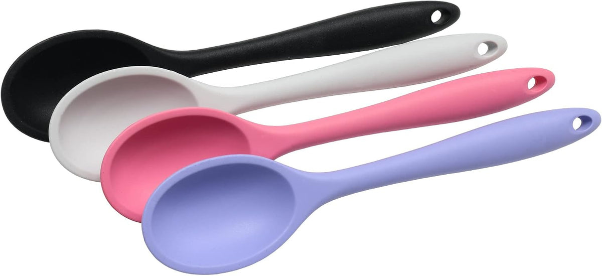 Premium Silicone Spoon Spatula, 11.5 inch, Pink