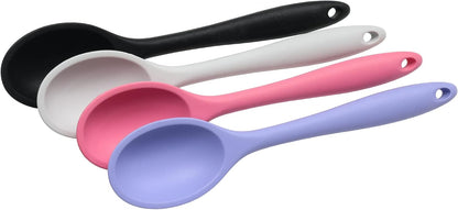 Premium Silicone Spoon Spatula, 11.5 inch, Pink