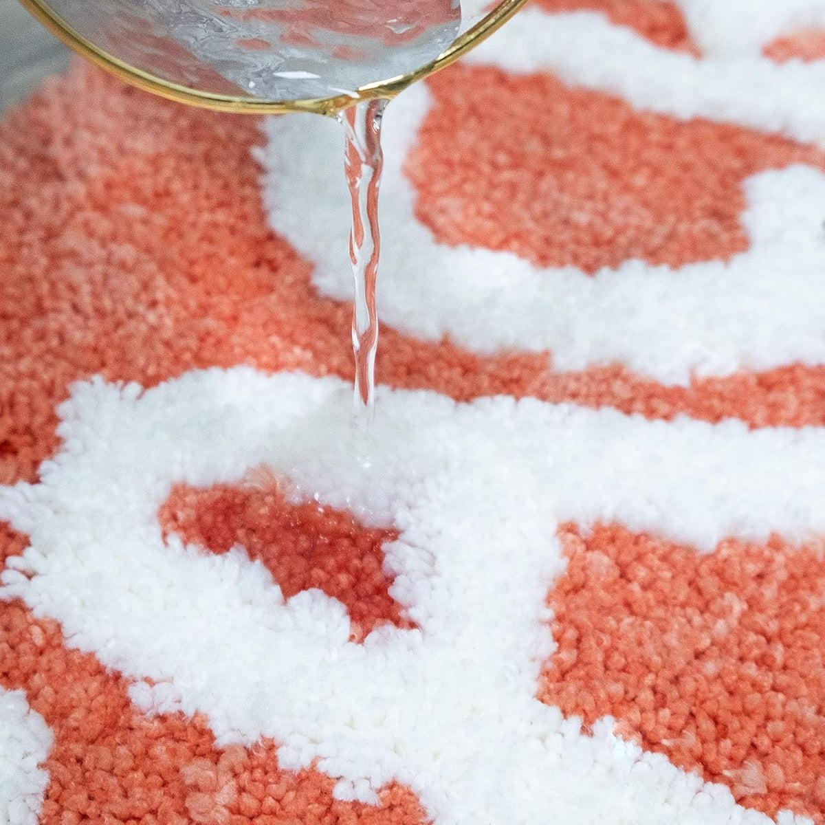 Peach Bath Mat Peachy Fruit Bathroom Rugs Clean Bath Mats for Kid's Room